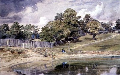 Pond at Hampstead by Thomas Collier